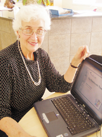 Edna Freinkel,  teaching teachers how to teach reading.
