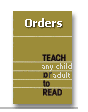 Order the Teach any child or adult to Read  home  literacy programme